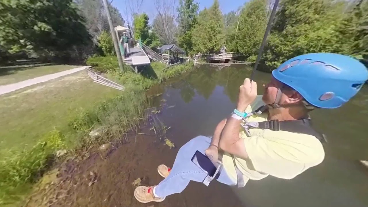 Zipline at Historic Mill Creek Discovery Park YouTube