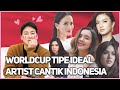 Cari tahu tipe cewek idealnya Sangho Oppa! Artis Cantik Indonesia . Worldcup Ideal | Kkyuleogi