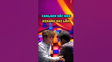 Magnus Carlsen sốc khi Hikaru đi nước cờ sai lầm #chess #covualogic