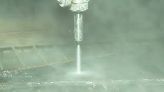 Waterjet In Slow Motion - Raw Un-Cut