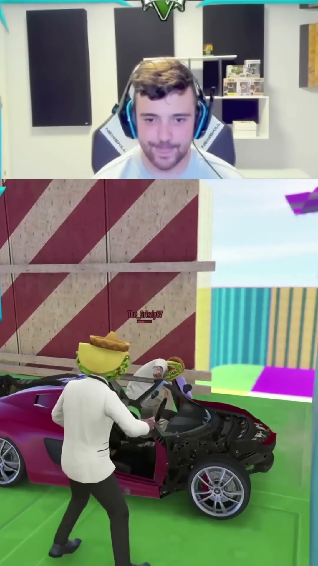 LE PEGO UN C4