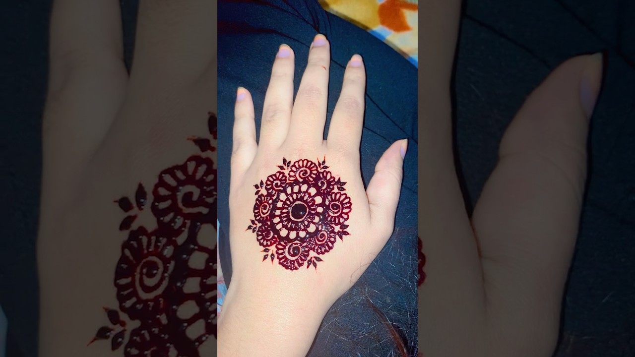 Back Hand Mehandi Design 🌷🪷🌷
