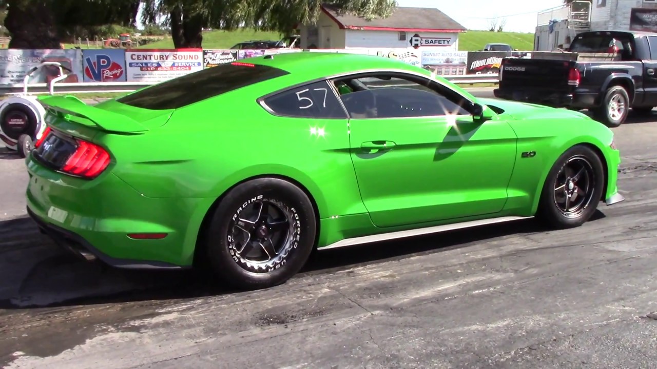 2019 MUSTANG GT "NEED FOR GREEN" RUNS 9.79 - RIGHT OFF THE SHOWROOM