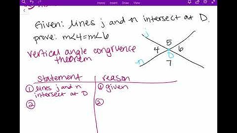 Geo 2.6 geometric proofs - angles and segments