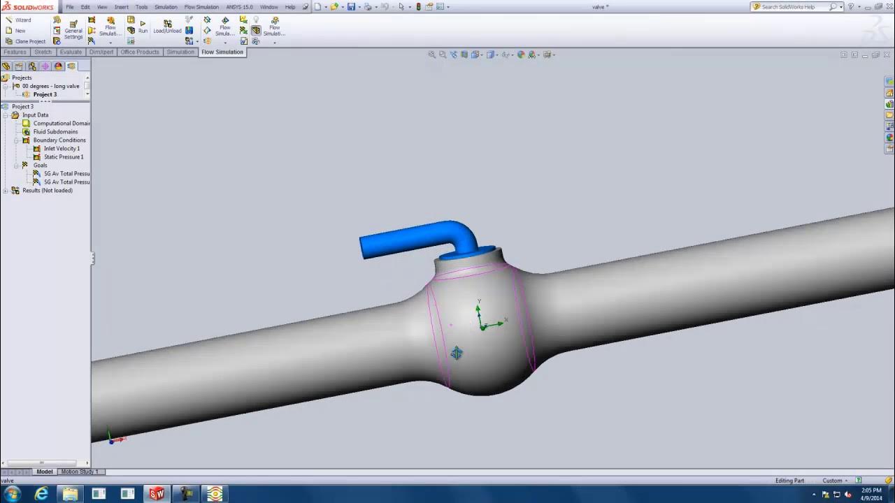 Introduction to SolidWorks Flow Simulation (3/3): Calculate the Loss Coefficient Introduction to SolidWorks Flow Simulation (3/3): Calculate the Loss Coefficient