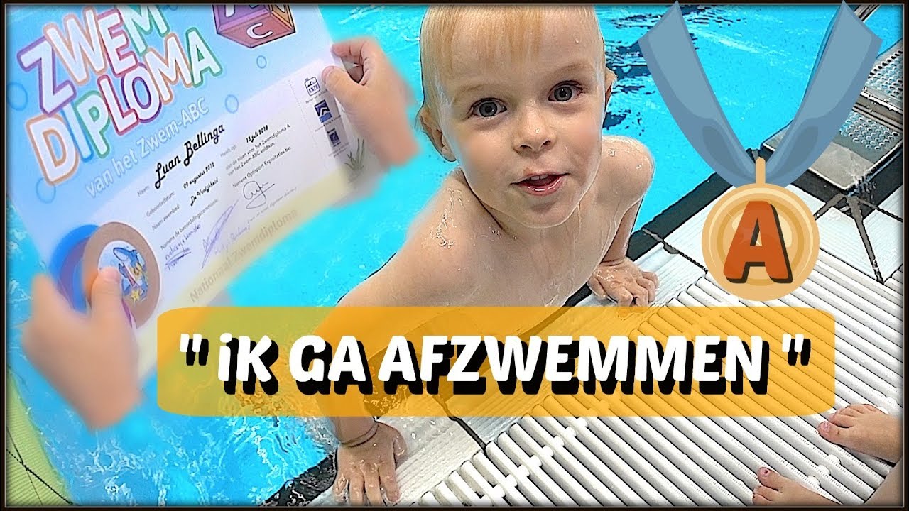 ZWEMDiPLOMA A HALEN 🏆🏊 | Bellinga Familie Vloggers #1065 families for children