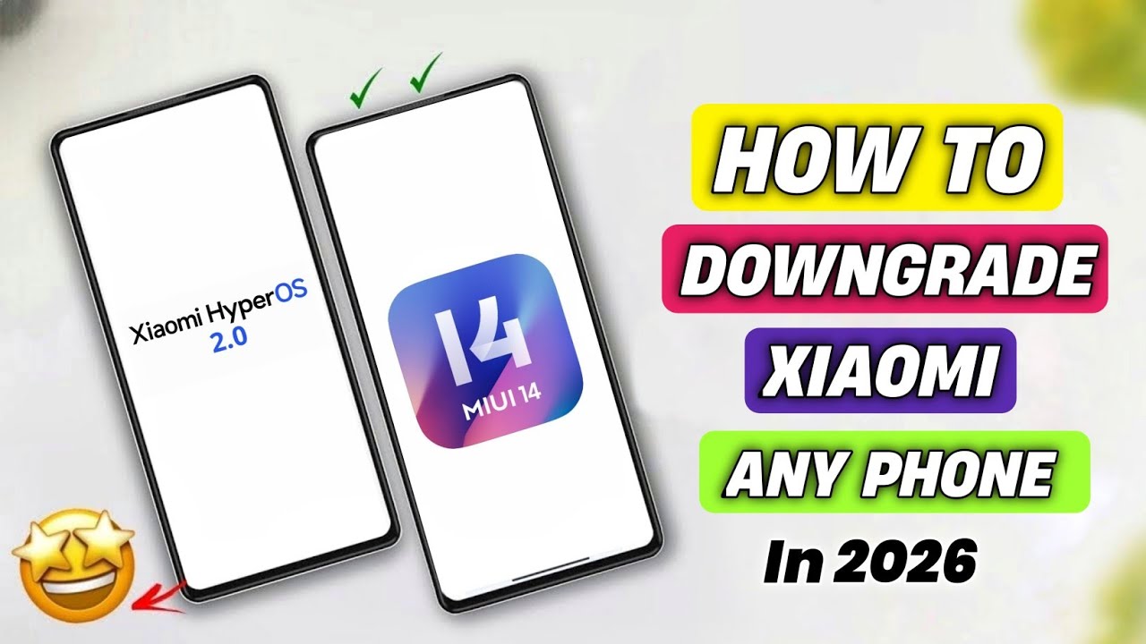 How To Downgrade HyperOS To MiUi Version | How To Downgrade Xiaomi Phones | HyperOS To MiUi Version