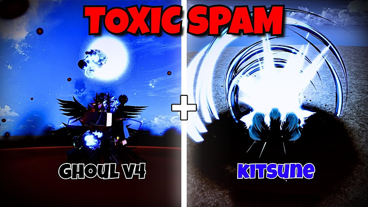 KITSUNE + Ghoul  V4 is truly Terrifying 💀... (bloxfruitspvp)