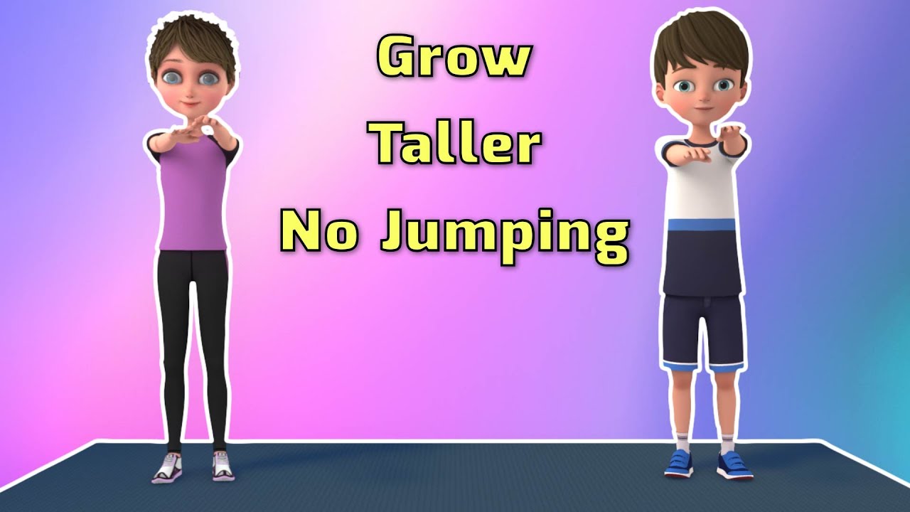 KIDS WORKOUT TO GROW TALLER - NO JUMPING 