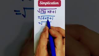 simplication #maths #mathstricks #education #simplify #mathas #shortsfeed #shorts #ytshorts #viral