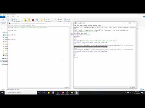 Introduction to Python for Biologists V1: printing simple statements