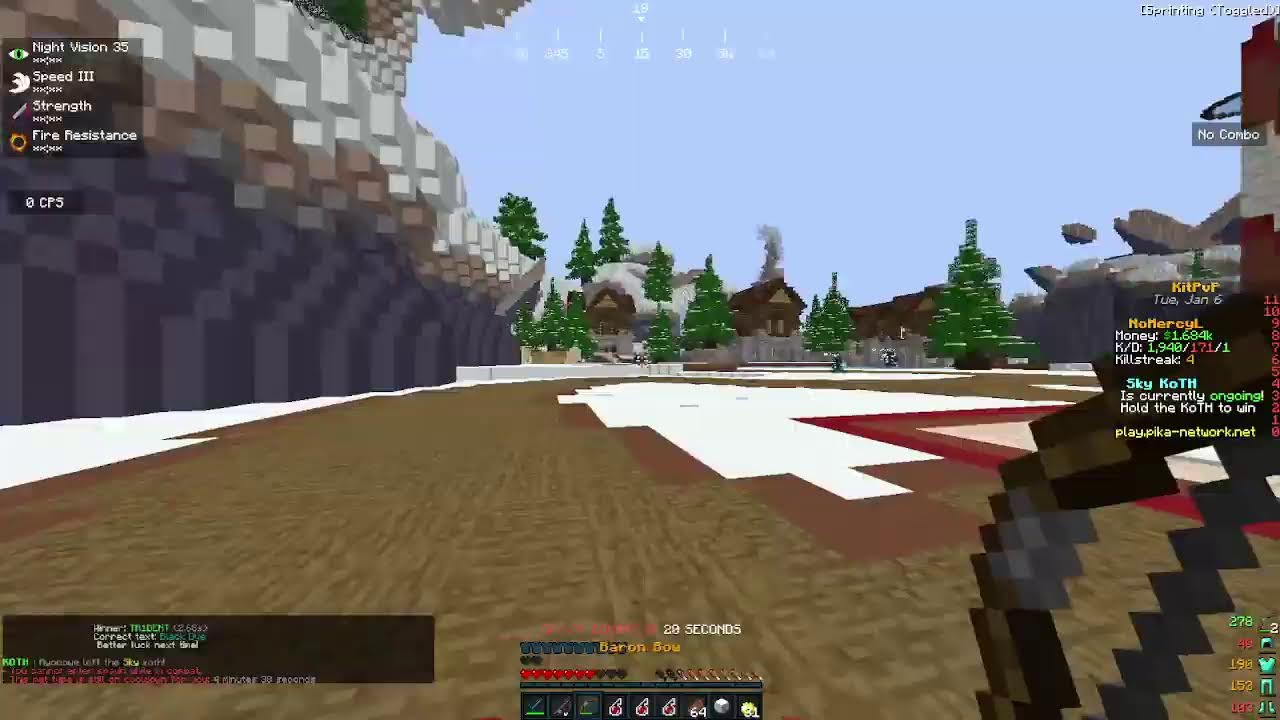 Minecraft  Pika Network kit pvp