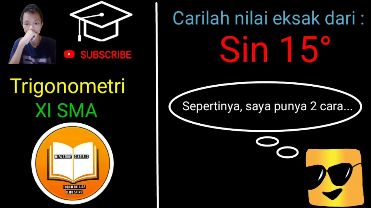 Nilai Eksak Dari Sin 15 YouTube