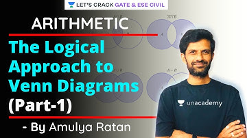 The Logical Approach to Venn Diagrams(Part-1) | Reasoning | GATE/ESE 2021 Exam | Amulya Ratan