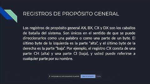 CLASE 4 - Arquitectura de Computadores y Ensambladores 1