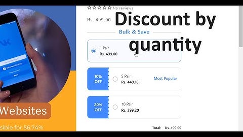 How to create quantity based discount in shopify | Discount on bulk