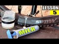 All about road & MTB tubeless tires installation. Free Bike Service School - lesson 5.