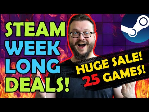 Steam Weeklong Deals! 25 BOREDOM-MURDERING GAMES!