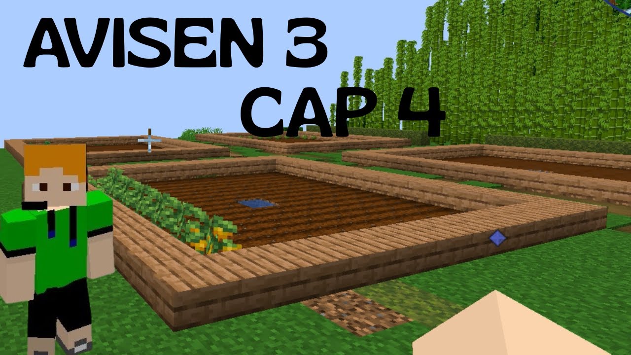 AVISEN 3 Eliwis30 hace unos cultivos comunales en Minecraft (CAP 4)