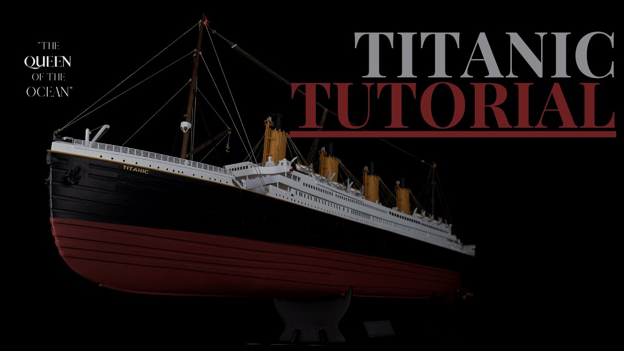 Proa Rms Titanic ⛵️ RMS TITANIC 08 - Como colocar las amuradas de proa y de popa ...