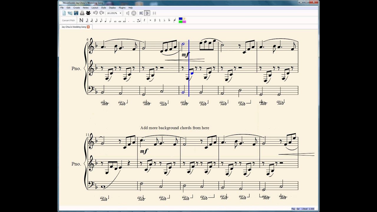 jay chous wedding song piano version youtube wedding song piano sheet music