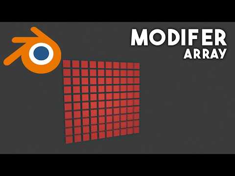 Blender How to Use ARRAY Modifier for Beginners