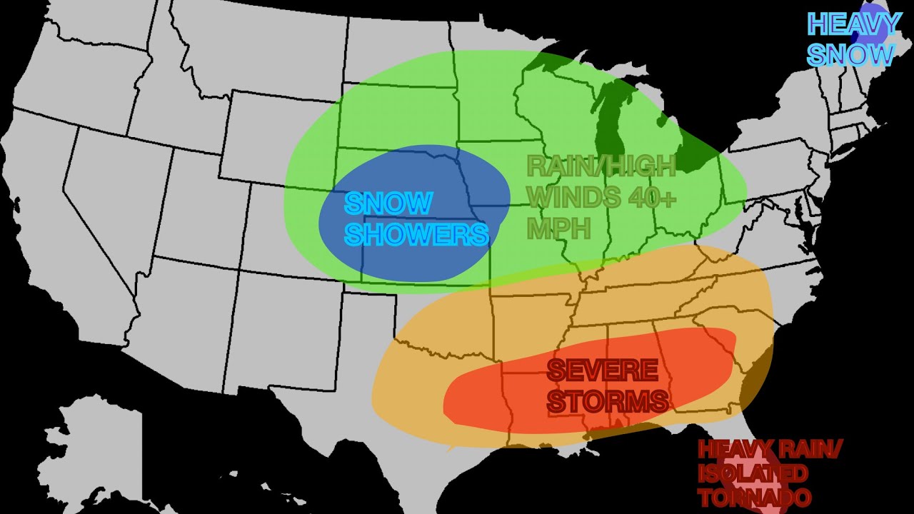 BIG STORM ON THE WAY; SEVERE OUTBREAK POSSIBLE NEXT WEEK! - YouTube