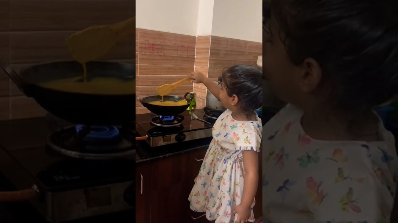 Tiny Chef, Big Vibes| Shivya cooking in the Kitchen 
