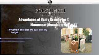 Granite for Cemetery Headstones and Monument Manufacturing