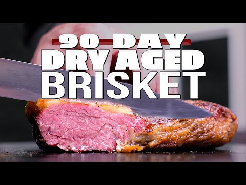 90-day dry-aged brisket point, sous vide then smoked, from the video