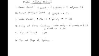 4 - Factors Affecting Shrinkage