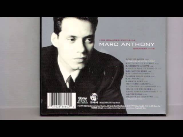 Marc Anthony - Hasta Que Te Conoci