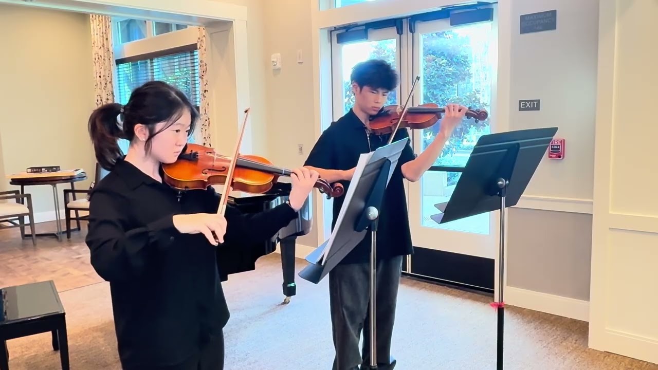 Abigail Lee and Grayson Shin