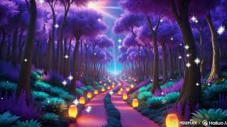 Glowing Path to Winter light #relaxingmusic #deepsleep #relaxing #lofimusic #winter #winters