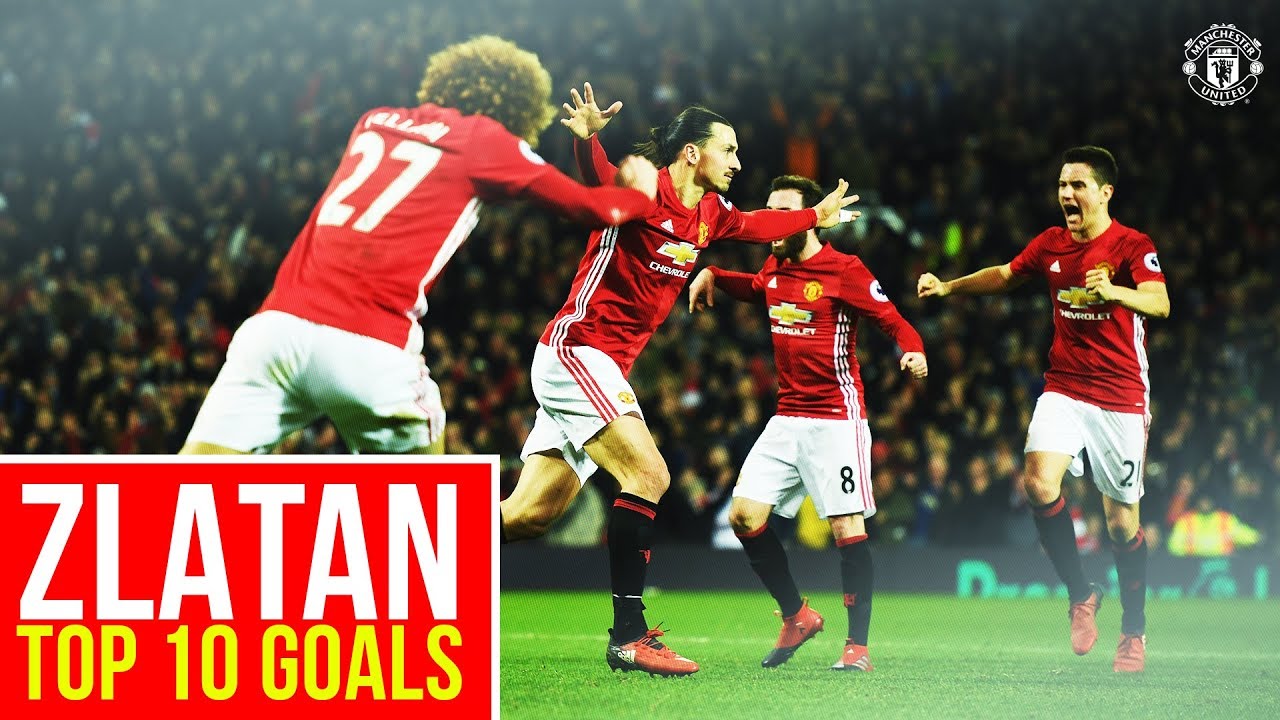 Zlatan Ibrahimovic | Top 10 for Manchester United