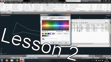 AutoCAD Architecture - Tutorial for Beginners (2) - Layers, Selection