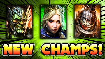 SNEAK PEAK AT NEW CHAMPIONS COMING THIS WEEK! #TESTSERVER | RAID: SHADOW LEGENDS