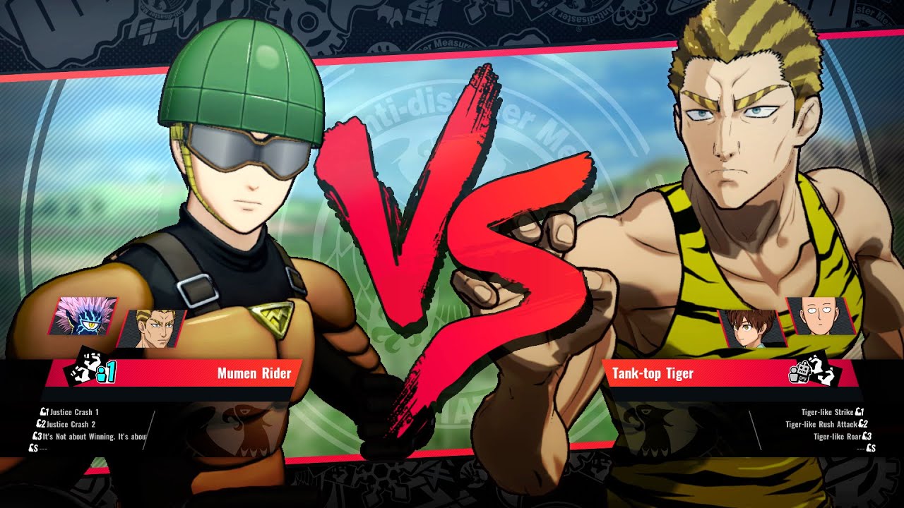 Mumen Rider vs Tanktop Tiger OnePunch Man A Hero Nobody Knows