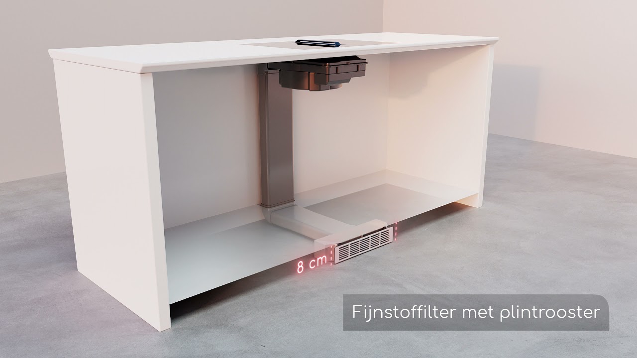 Pelgrim inductiekookplaat met afzuiging IKR3073F