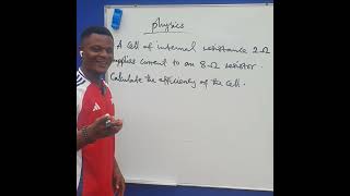 How to calculate the efficiency of a cell