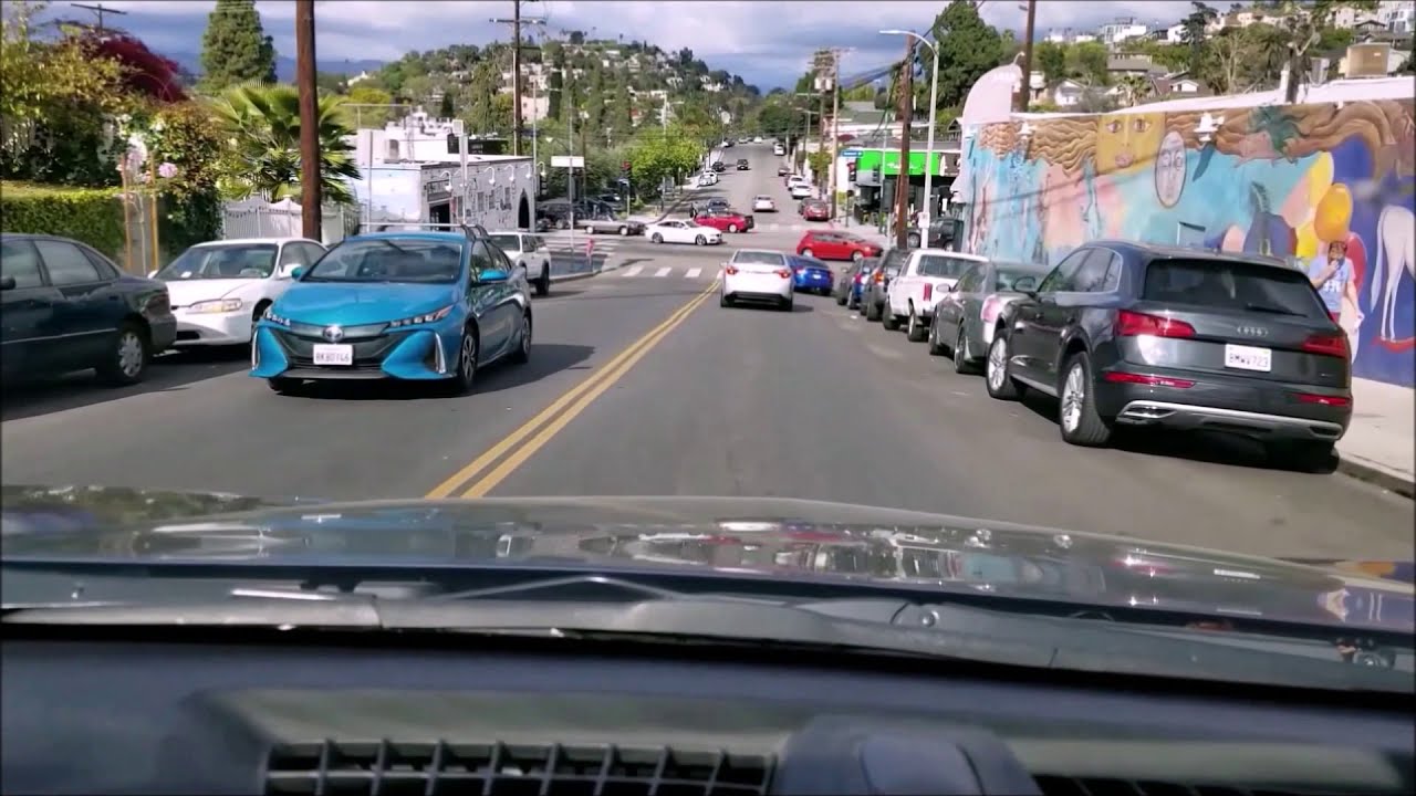 LA City Streets  Echo Park & Mt Washington