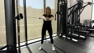 Pallof Jump demonstration