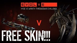 FREE skin!!! Hyde vs Wraith throw down challenge weekend - Evolve