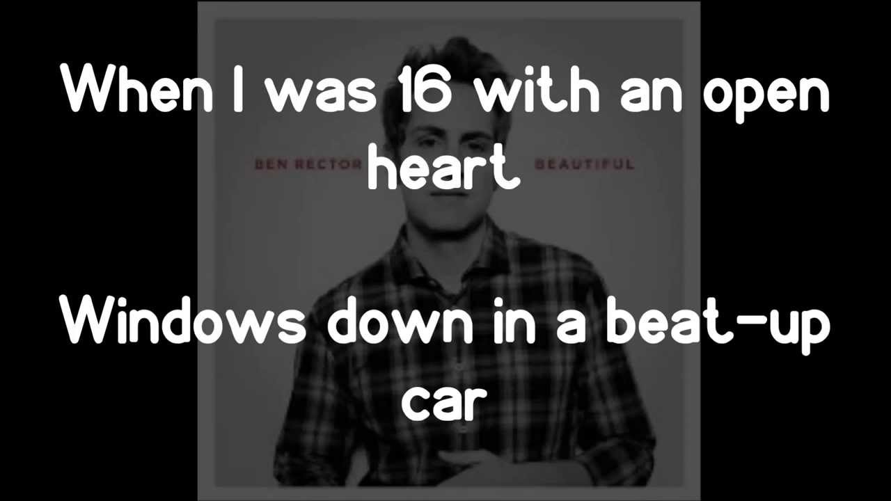 Ben Rector Beautiful Lyrics YouTube