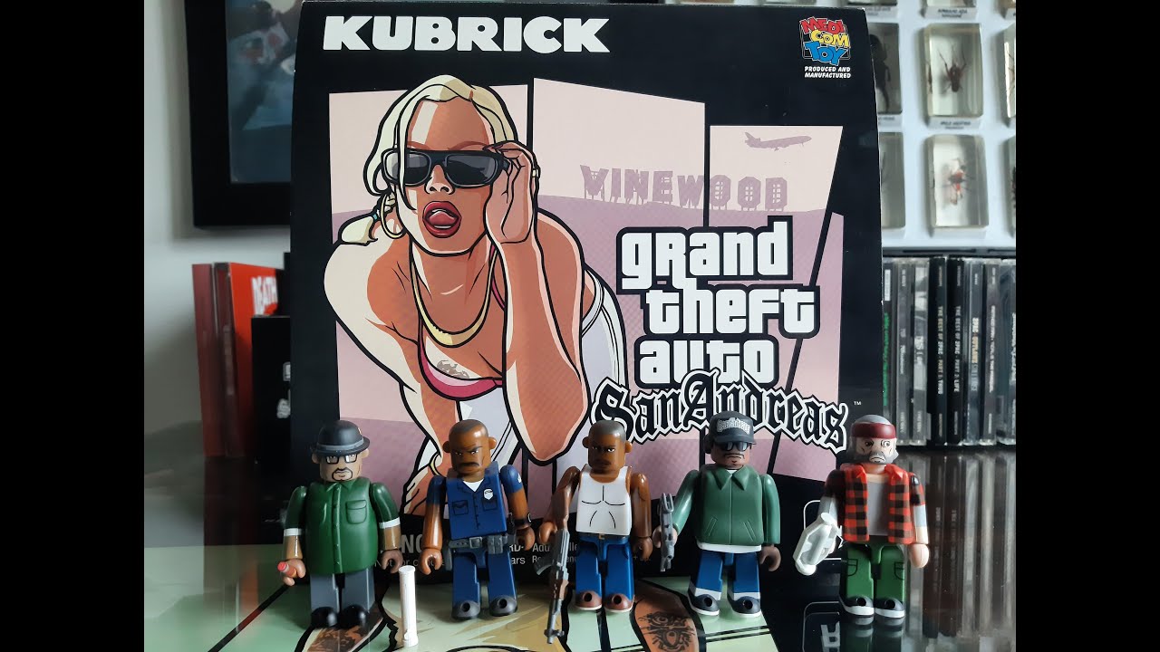 Gta SAN ANDREAS Kubrick Box Set Unboxing and Review - YouTube