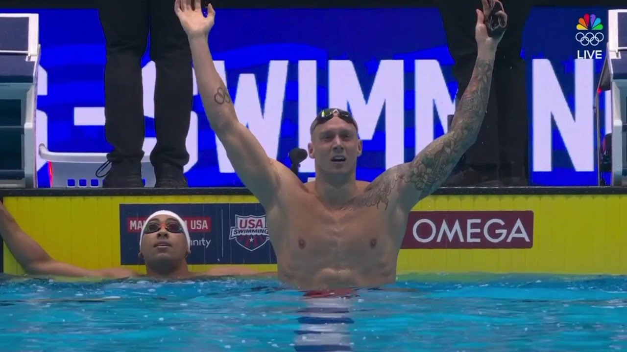 Caeleb Dressel Wins 100m Butterfly Final at US Olympic Trials (June 22 ...