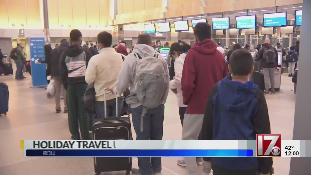 One of the busiest holiday travel days at RDU YouTube