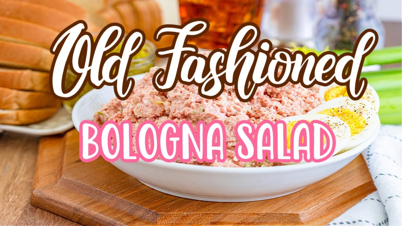 How to make Old Fashioned Bologna Salad YouTube