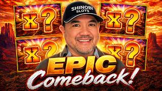 4 Wilds in the Bonus Finally! Epic Comeback in Buffalo Link slot at Sunset Station casino! screenshot 3