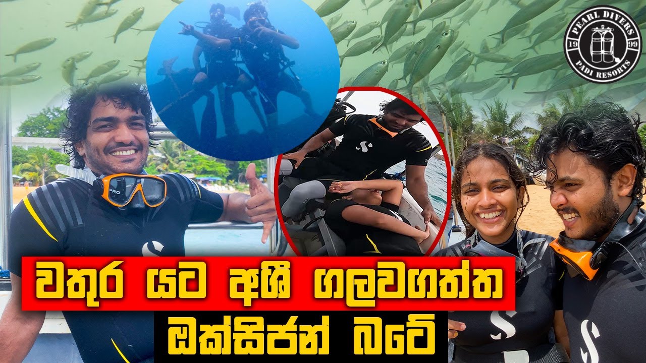Underwater Diving Sri Lanka | Unawatuna Trip Day 02 | Pearl Divers | Bithum and Ashii